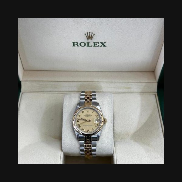 Rolex Rolex Datejust68273 DateJust 31MM Champagne Roman Dial