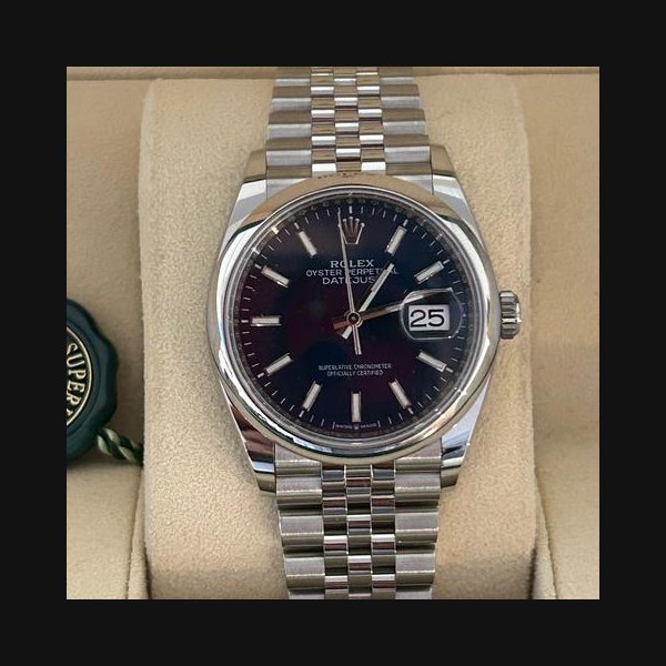 Rolex Rolex Datejust36 NEW Blue Dial 2021 Full Set
