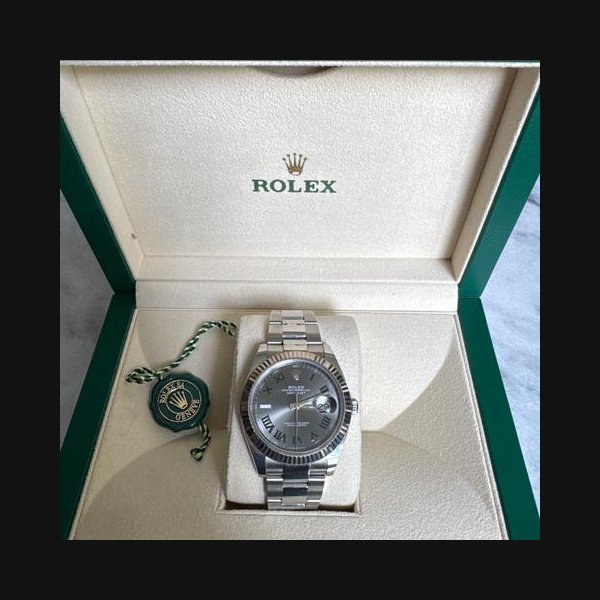 Rolex Rolex Datejust41 2024 Datejust 41 mm Wimbledon model 126334. Full set