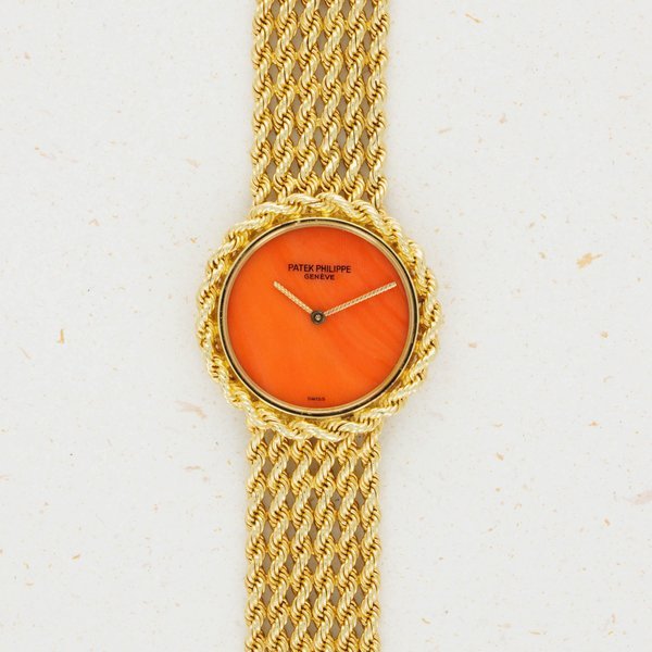 Patek Philippe Patek Philippe Ladies Coral Dial on Bracelet 4282-1