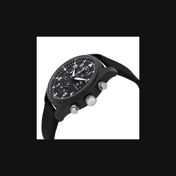 IWC IWCPilot Top Gun Chronograph Automatic Black Dial Men's Watch IW389101