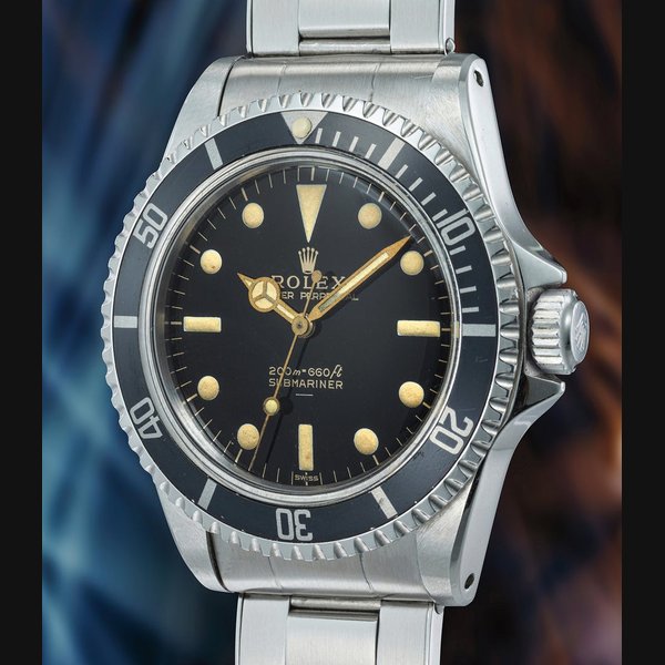 Rolex Ref. 5513 inside caseback stamped III.63 Submariner