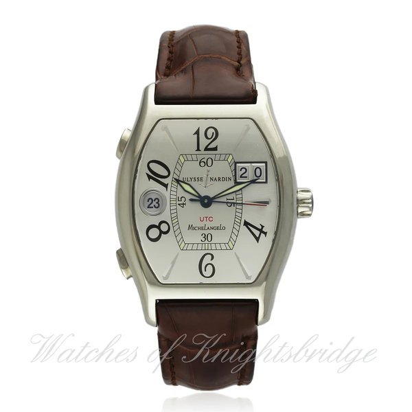 Ulysse Nardin A GENTLEMAN`S STAINLESS STEEL ULYSSE NARDIN MICHELANGELO UTC WRIST WATCH CIRCA 2010, REF. 223-68 · 223-68