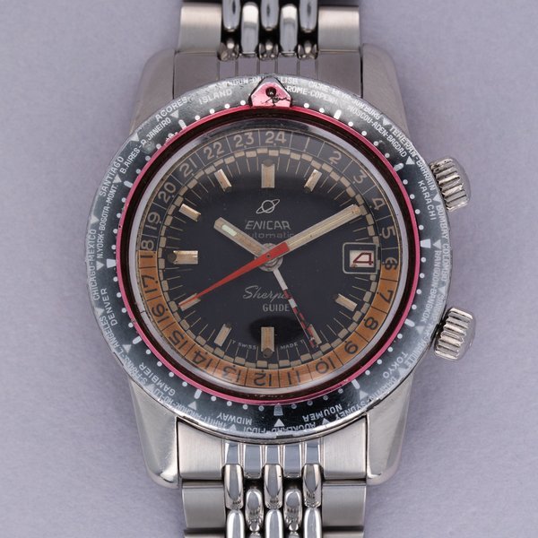 Enicar Enicar Sherpa Guide 600 GMT World-Time 148-35-01A · 148-35-01A