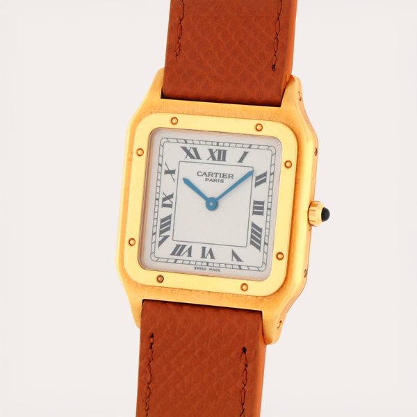 Cartier Santos Dumont 'CPCP', Reference 1576B | A yellow gold wristwatch | Circa 2001