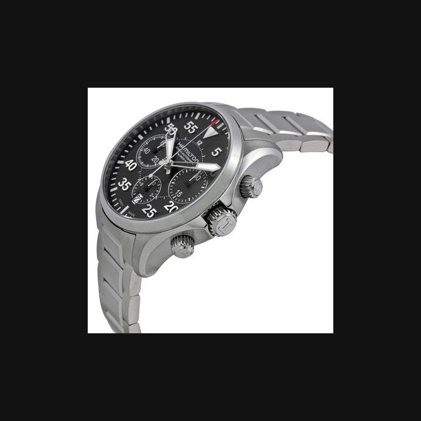 Hamilton HamiltonOpen Box - Hamilton Khaki Aviation Pilot Automatic Chronograph Men's H64666135