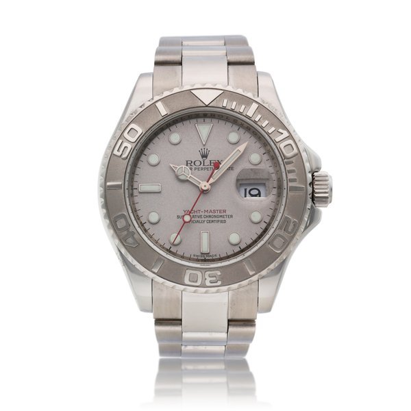 Rolex Reference 16622 Yacht-Master |  A stainless steel and platinum wristwatch with date and bracelet, Circa 2006 · 16622