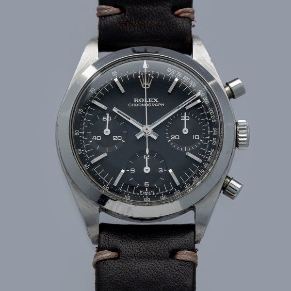 Rolex Rolex Chronograph 6238 Black Galvanic Dial · 6238