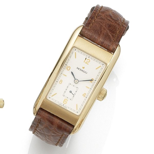 Movado. An 18K rose gold manual wind wristwatch Ref:44.A8.620, No.125, Case No.1896674, Sold 15th July 1993