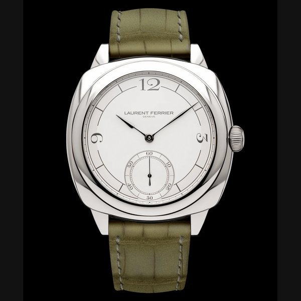 Laurent Ferrier Laurent Ferrier Square Micro‑Rotor – Retro Silvery White