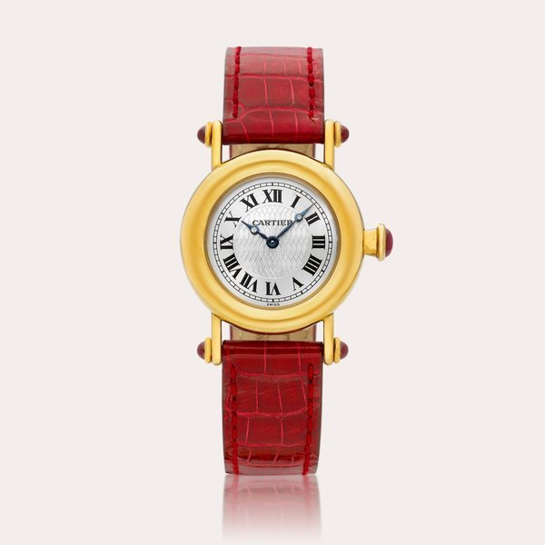 Cartier Diabolo, Reference 1440 | A yellow gold wristwatch, Made to commemorate the 150th anniversary of Cartier, Circa 1997 | 卡地亞 | Diabolo 型號1440 | 黃金腕錶，為紀念品牌誕辰150週年而製，約1997年製 · 1440