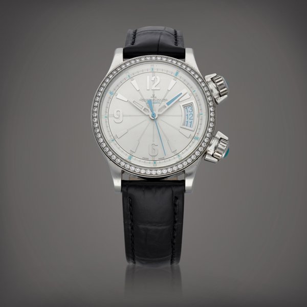 Jaeger-LeCoultre Master, Reference Q 1728411 | A stainless steel with diamond-set bezel wristwatch with date | Circa 2009
