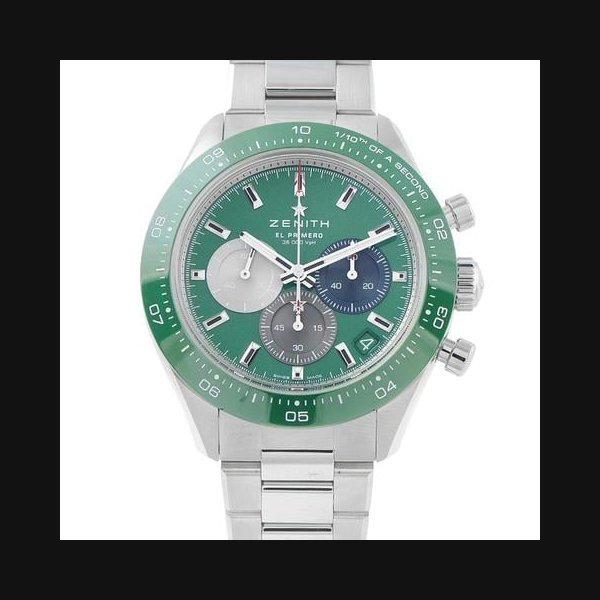 Zenith Zenith Chronomaster SportGreen Dial Steel Watch 03.3119.3600/56.M3100