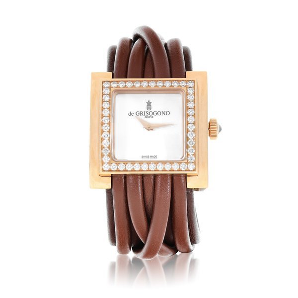 de Grisogono Allegra | A pink gold and diamond-set wristwatch, Circa 2015 | Allegra | 粉紅金鑲鑽石腕錶，約2015年製