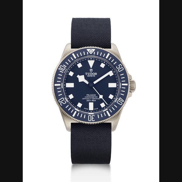 TUDOR, TITANIUM 'PELAGOS FXD MARINE NATIONALE', REF. 25707 SERIAL NO. 3P68187, NO. M.N.21