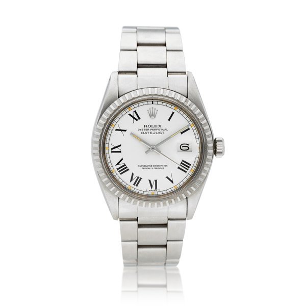Rolex "Buckley Dial" Datejust, ref. 1603 | A stainless steel wristwatch with date and bracelet | Circa 1978 · 1603