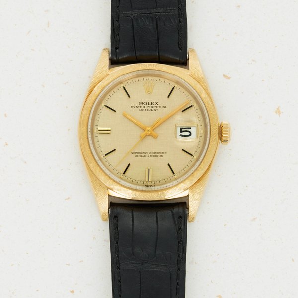 Rolex Rolex Datejust Florentine Finish 1602 Yellow Gold · 1602