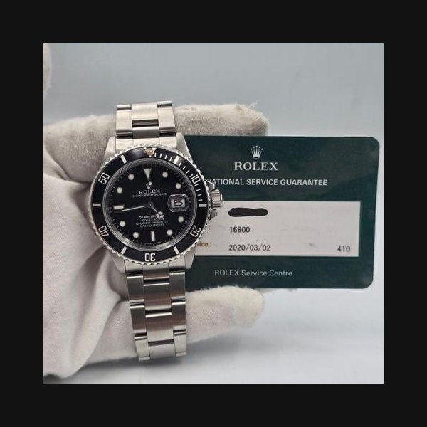 Rolex Rolex Submariner Date2020 RSC Submariner Date 16800 Steel Black Dial Oyster 40mm