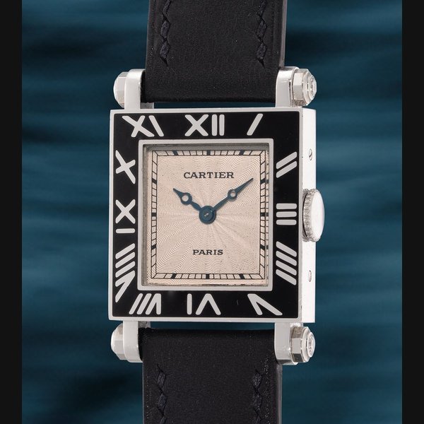 Cartier Cartier Tank Obus "Rectangulaire à Pattes Vis Armurier"