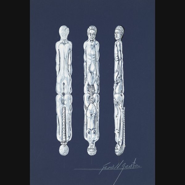 Gérald Genta Design of an erotic pen with accompanying NFT  Circa 1988