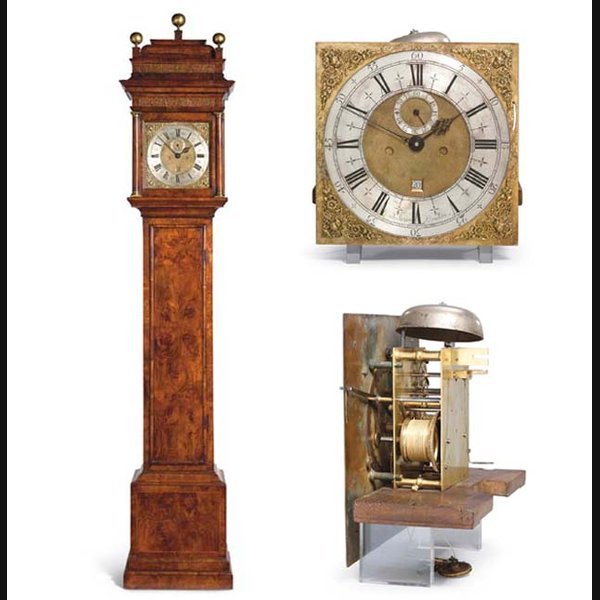 A fine Queen Anne walnut longcase clock RICHARD STREET, LONDON. CIRCA 1705