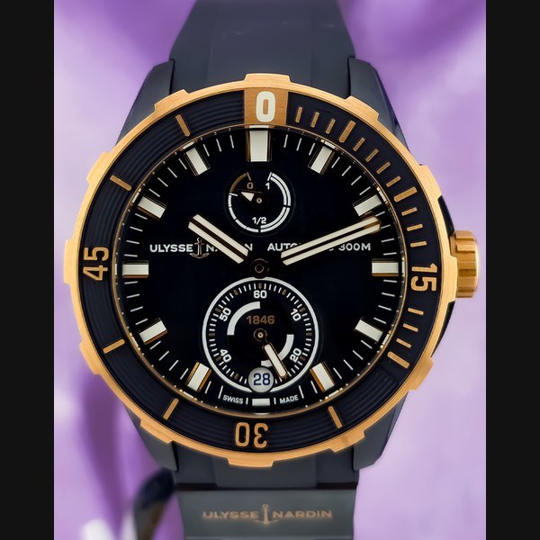 Ulysse Nardin 2026 Ulysse Nardin Diver L.E. 44MM Blue Dial Rubber Strap (1185-170-3/BLUE) · 1185-170-3/BLUE