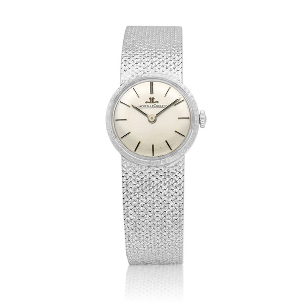 Jaeger-LeCoultre A white gold bracelet watch, Circa 1970 | 積家 | 白金鏈帶腕錶，約1970年製