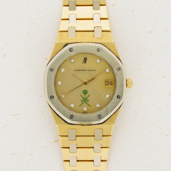 Audemars Piguet Audemars Piguet Royal Oak Khanjar Diamond Dial 6023AC Yellow and White Gold