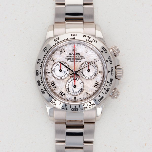 Rolex Rolex Cosmograph Daytona White Gold Meteorite Dial 116509