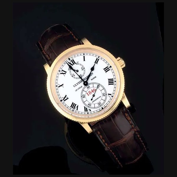 Ulysse Nardin Ulysse Nardin. An 18ct Gold Automatic Limited Edition Water Resistant Wristwatch with power reserve indication