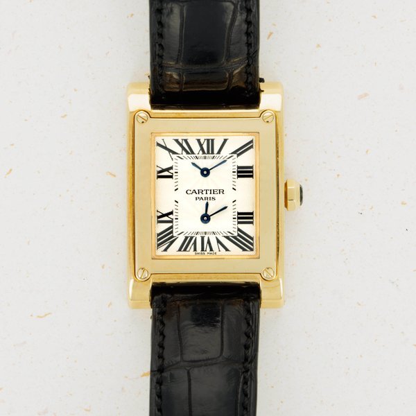 Cartier Cartier CPCP Tank À Vis Dual Time 2551