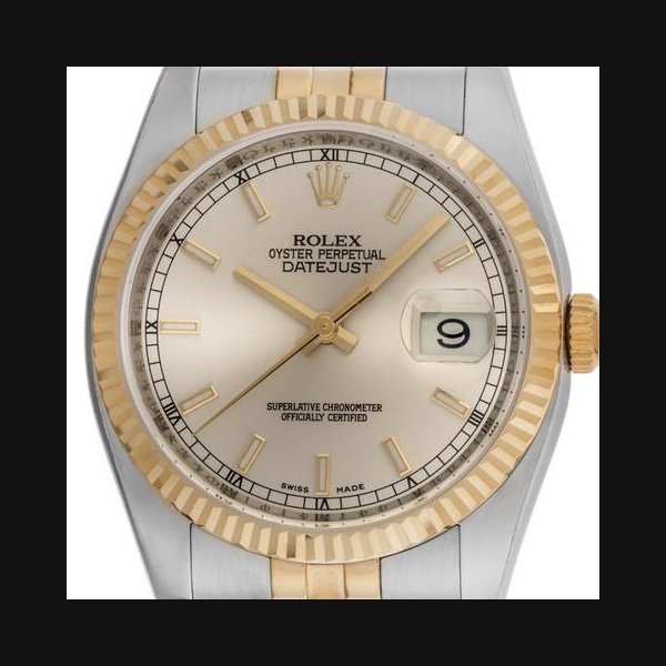 Rolex Rolex DatejustRef.116233 Bj.2010 Full Set Original Vintage Unpoliert Datejust Jubilé Armband