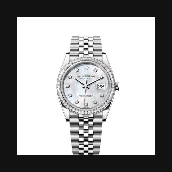Rolex Rolex Datejust36 NEW 2026 Mother of Pearl Diamond Dial Stainless Steel Diamond Jubilee Bracelet