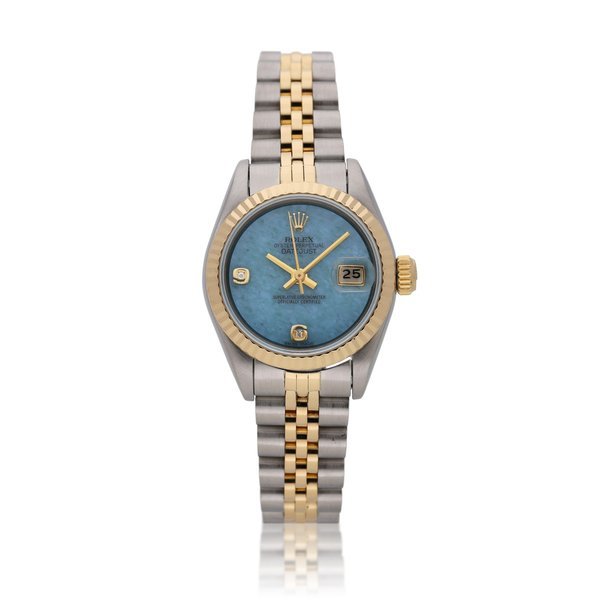 Rolex Reference 69173 DateJust | A yellow gold and stainless steel wristwatch with date and bracelet, Circa 1991 · 69173