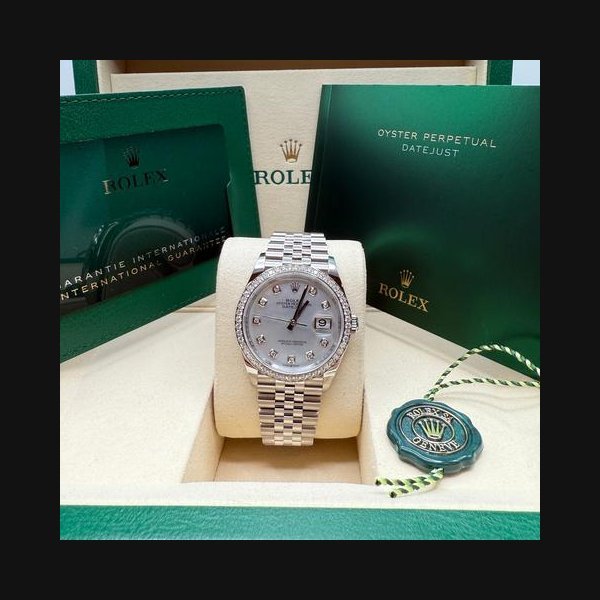 Rolex Rolex Datejust36 NEW 2025 Mother of Pearl Diamond Stainless Steel Diamond Jubilee Bracelet