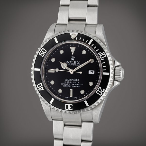 Rolex Reference 16600 T Sea-Dweller | A stainless steel automatic wristwatch with date and bracelet, Circa 2008 · 16600