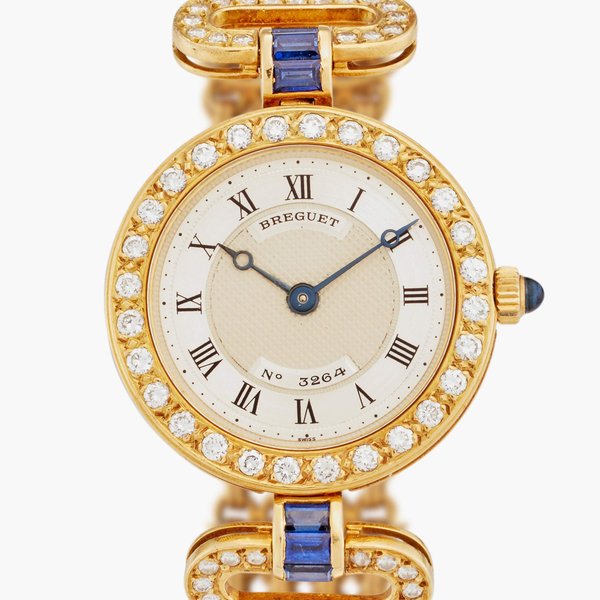 Breguet Reference 8251 BA | A yellow gold, diamond and sapphire-set bracelet watch, Circa 1998, Price & Market Data