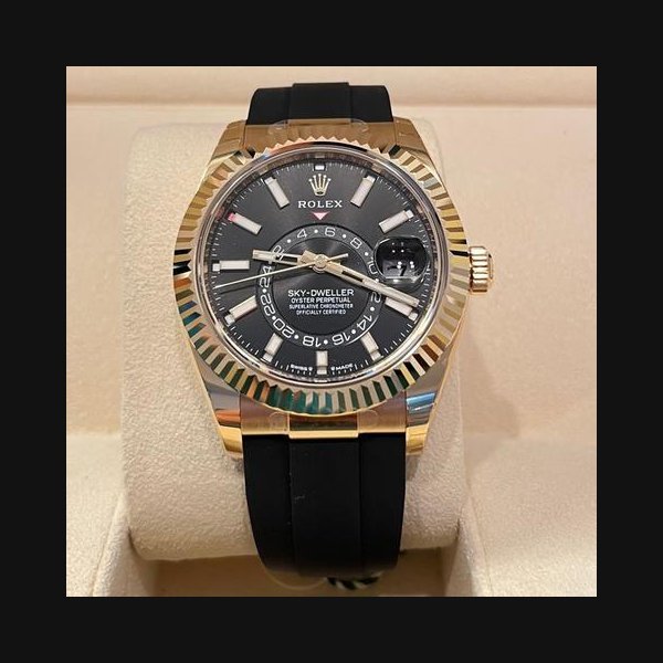 Rolex Rolex Sky-Dweller42mm//Black Dial Yellow Gold 336238 NEW 2026