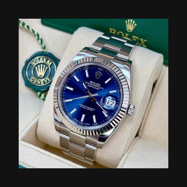 Rolex Rolex Datejust41 126334 Blue Stick Dial + Box