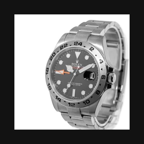 Rolex Explorer IINew Old Stock 42mm Stainless Steel Black Dial & Steel Bezel 216570 New Old Stock with Rolex Card Fully stickered
