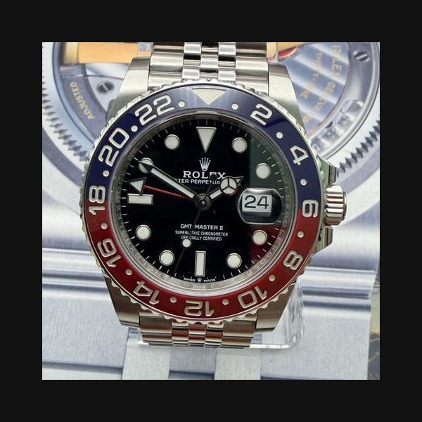 Rolex Rolex GMT-Master IIpepsi 40mm jubilee 2019 full set full links mint condition