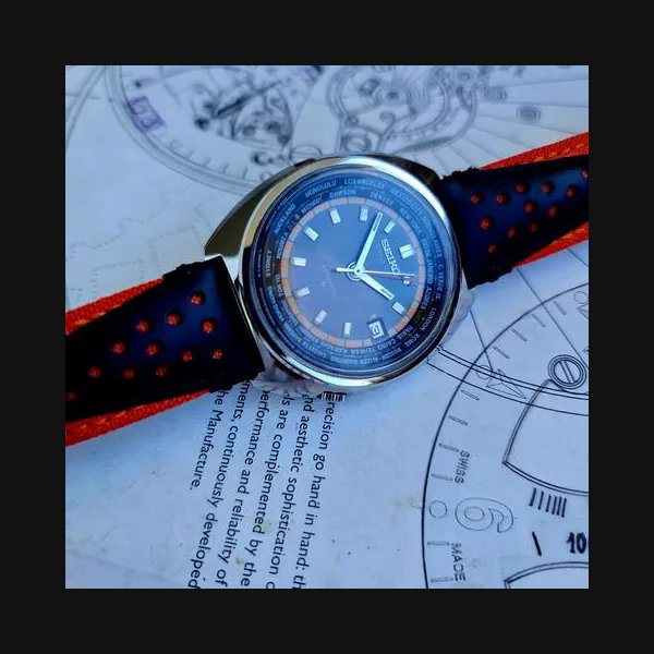 Seiko World timer 6177-6400 seiko gmt Ref. 6117-6400