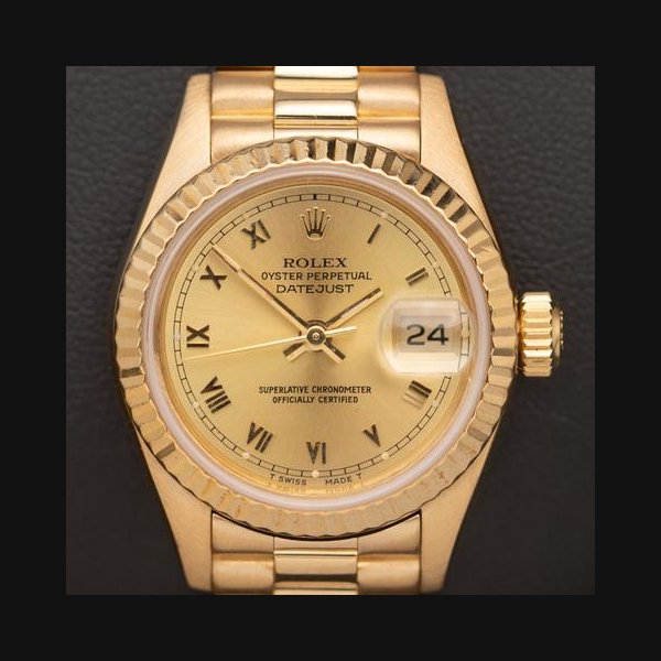 Rolex Lady-DatejustChampagne Roman Dial Box & Paper Ref. 69178