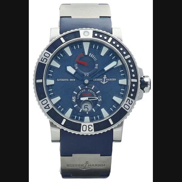 Ulysse Nardin Maxi Marine 263-91 Hammerhead Blue Rubber 45 Automatic Men's Watch