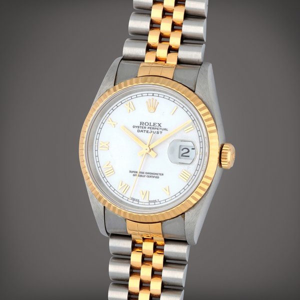 Rolex Datejust, Reference 16233 | A stainless steel and yellow gold wristwatch with date and bracelet | Circa 1995 · 16233