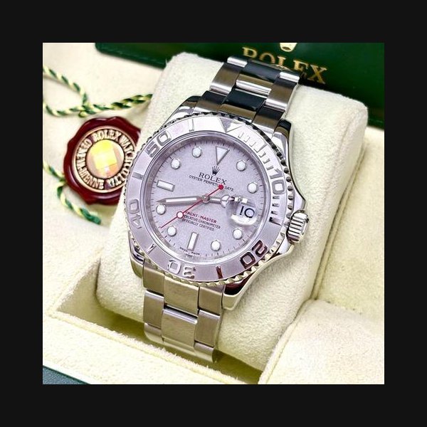 Rolex Rolex Yacht-Master40 16622 silver Dial Engraved Rehaut + Box