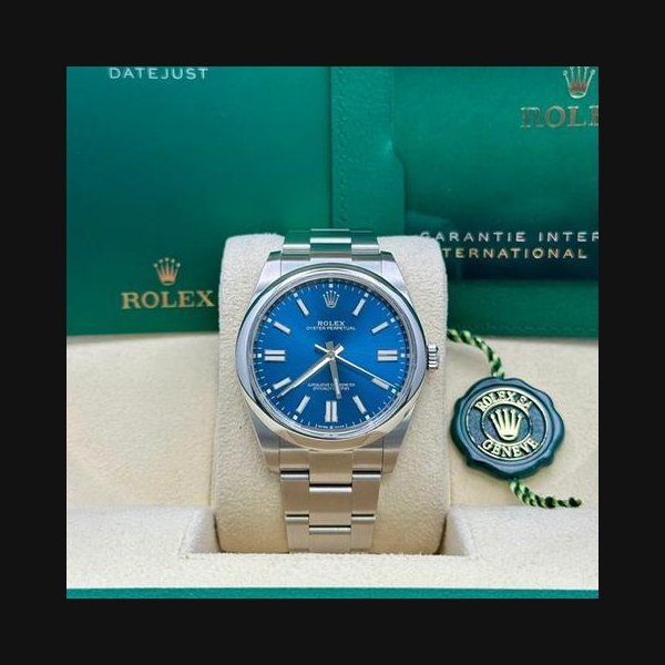 Rolex Rolex Oyster Perpetual41mm Blue Dial