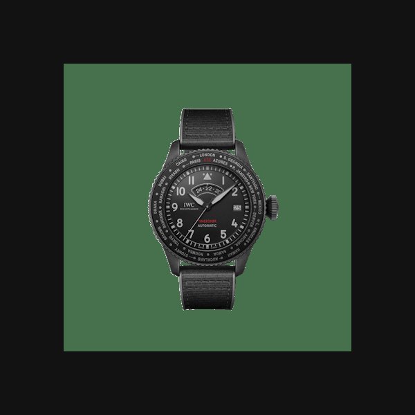 IWC Schaffhausen Pilot's Watch Timezoner TOP GUN Ceratanium 46