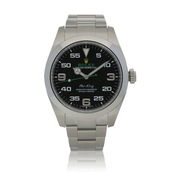 Rolex Air-King, Ref. 116900  Stainless steel wristwatch with bracelet  Circa 2021