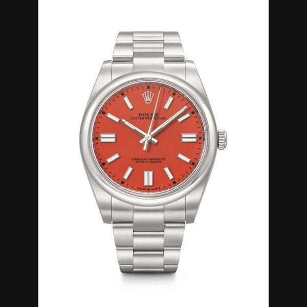 Rolex ROLEX. AN ATTRACTIVE STAINLESS STEEL AUTOMATIC WRISTWATCH WITH SWEEP CENTRE SECONDS AND BRACELET OYSTER PERPETUAL MODEL, REF. 124300, CASE NO. 6U32P562, CIRCA 2022 · 124300